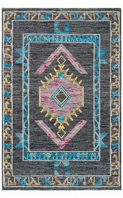 Safavieh Kilim Klm524Z Black/Pink Area Rug