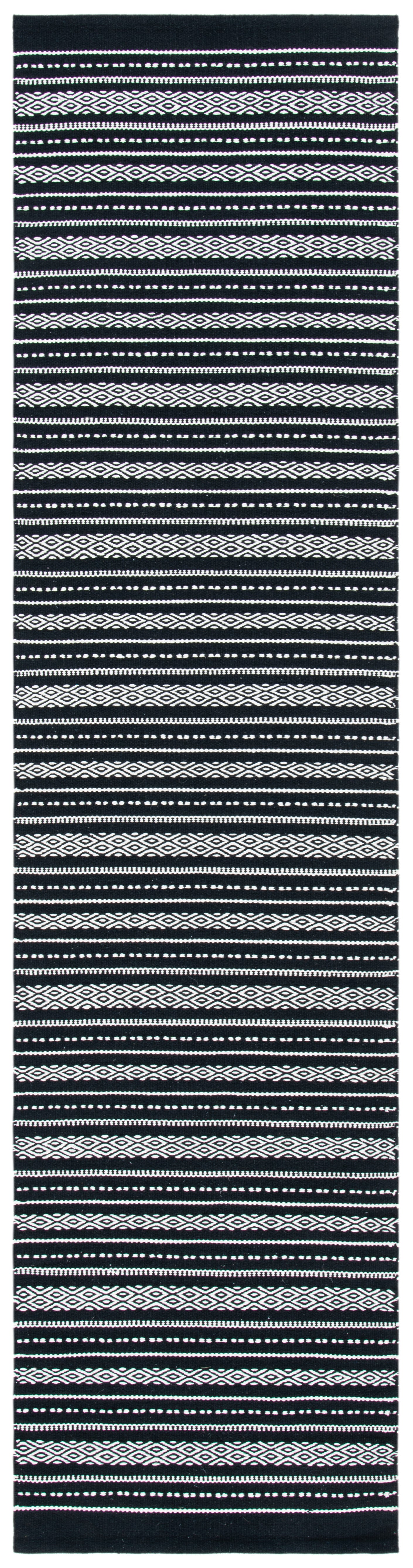 Safavieh Kilim Klm702Z Black/Ivory Area Rug