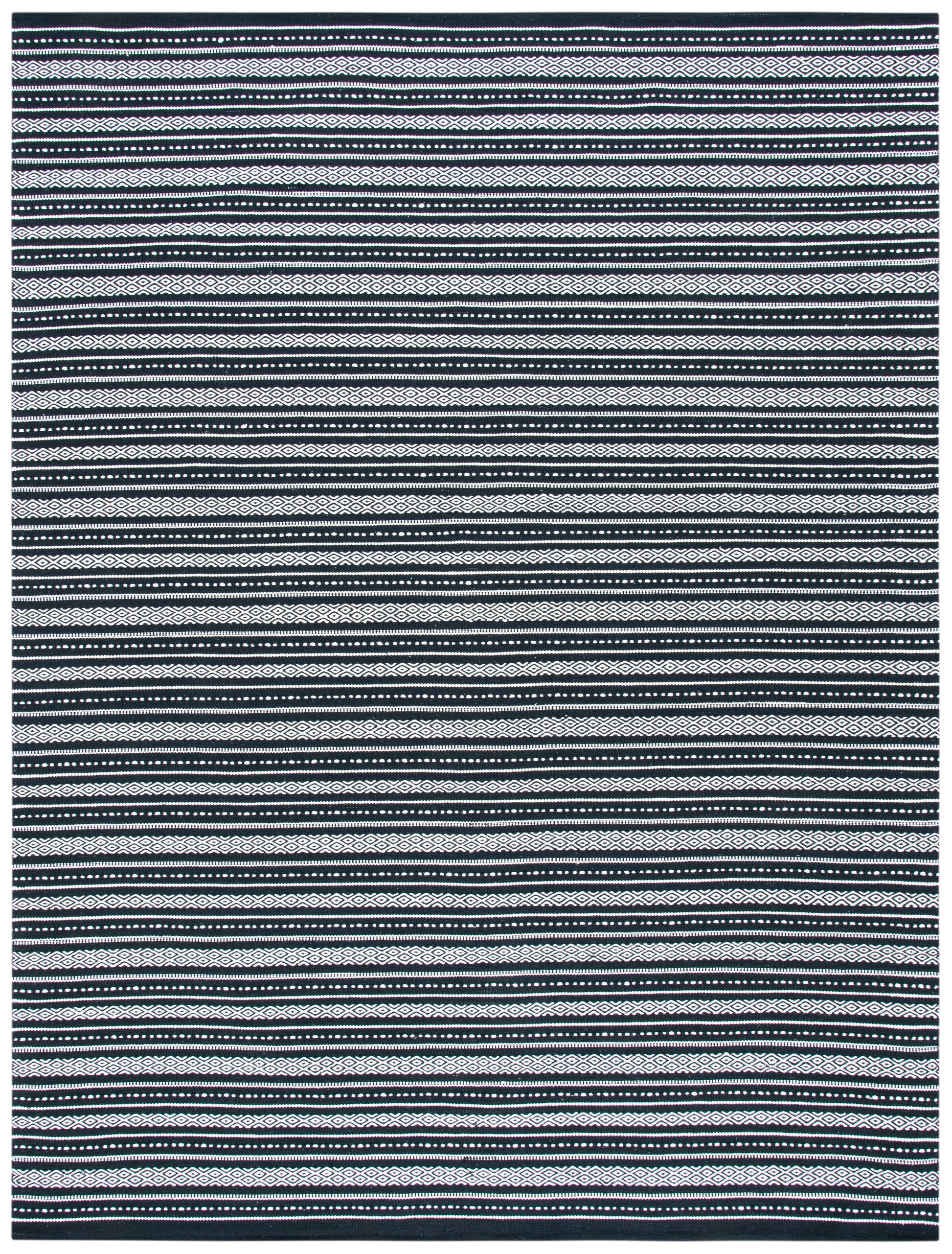 Safavieh Kilim Klm702Z Black/Ivory Area Rug