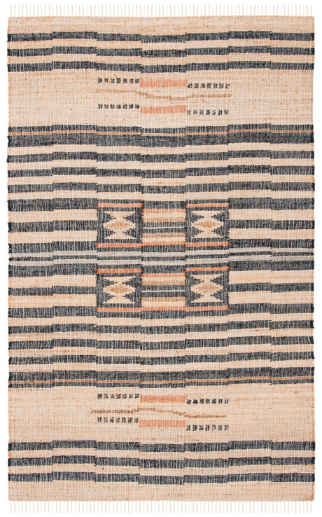 Safavieh Kilim Klm709A Natural/Black Rug.