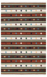 Safavieh Kilim Klm710A Ivory/Rust Area Rug