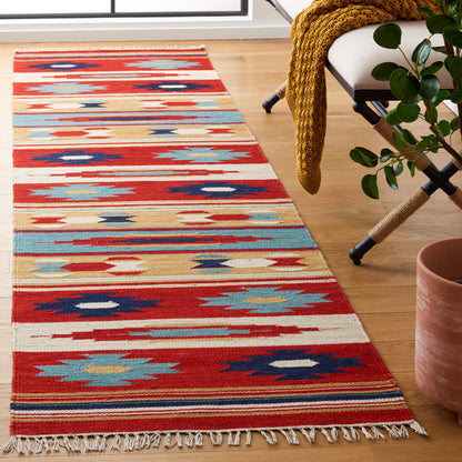 Safavieh Kilim Klm712A Beige/Red Area Rug