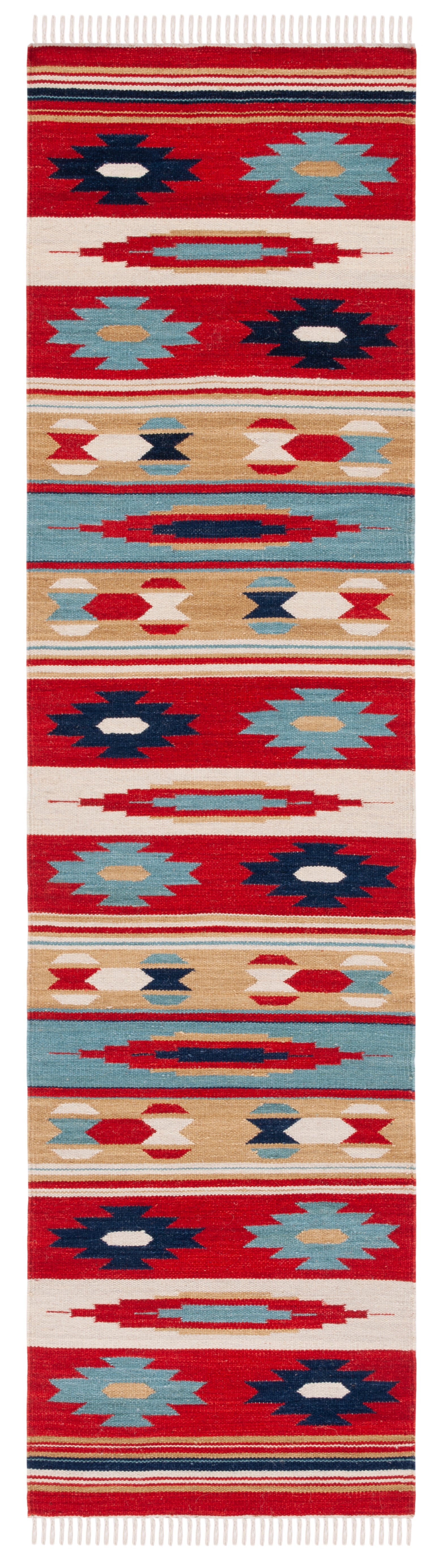 Safavieh Kilim Klm712A Beige/Red Area Rug