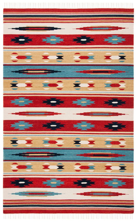 Safavieh Kilim Klm712A Beige/Red Area Rug