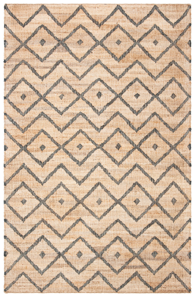 Safavieh Kilim Klm750A Natural/Charcoal Rug.