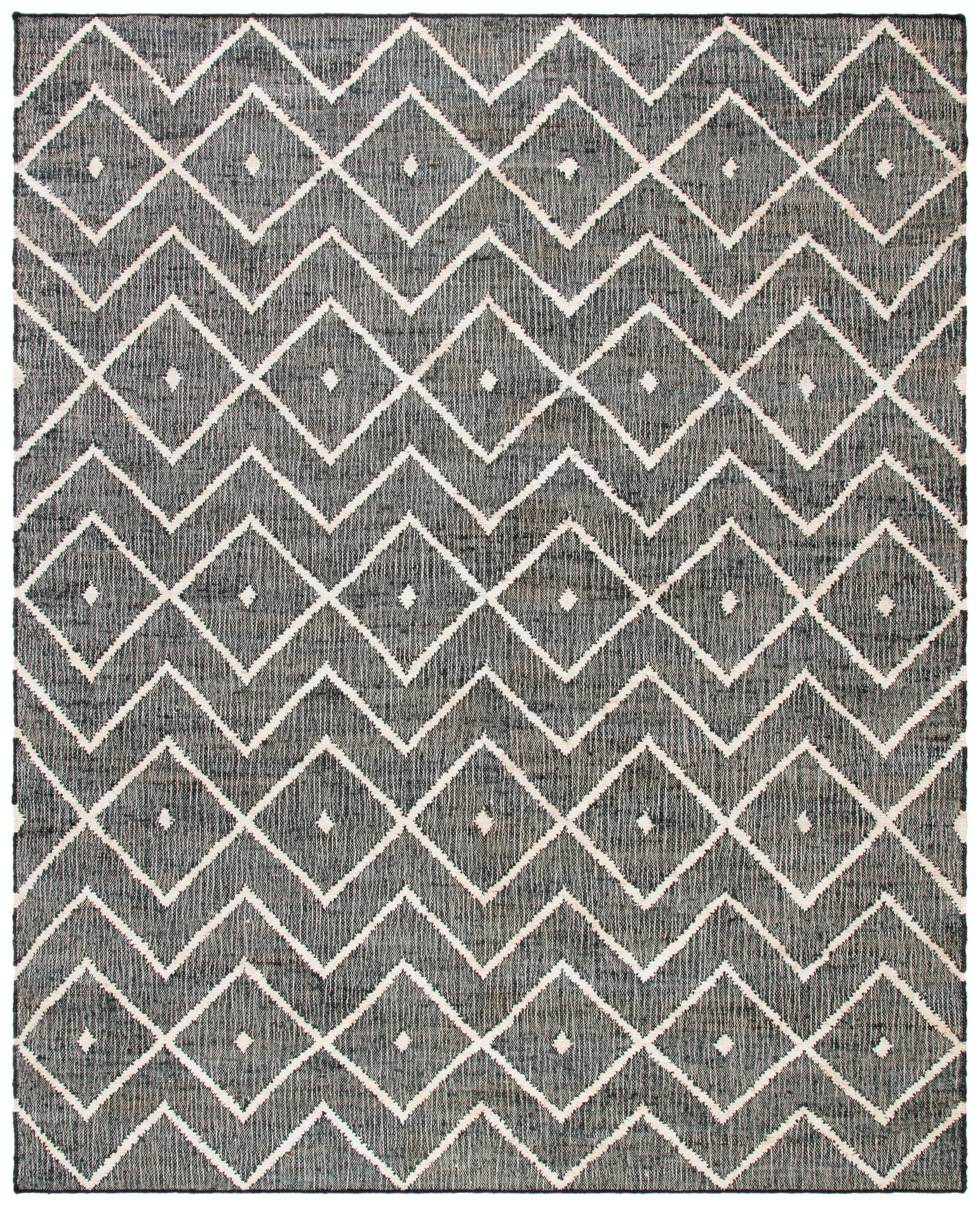 Safavieh Kilim Klm750H Charcoal/Natural Area Rug