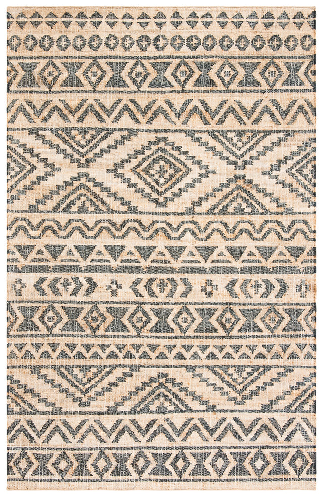 Safavieh Kilim Klm751A Natural/Charcoal Rug.