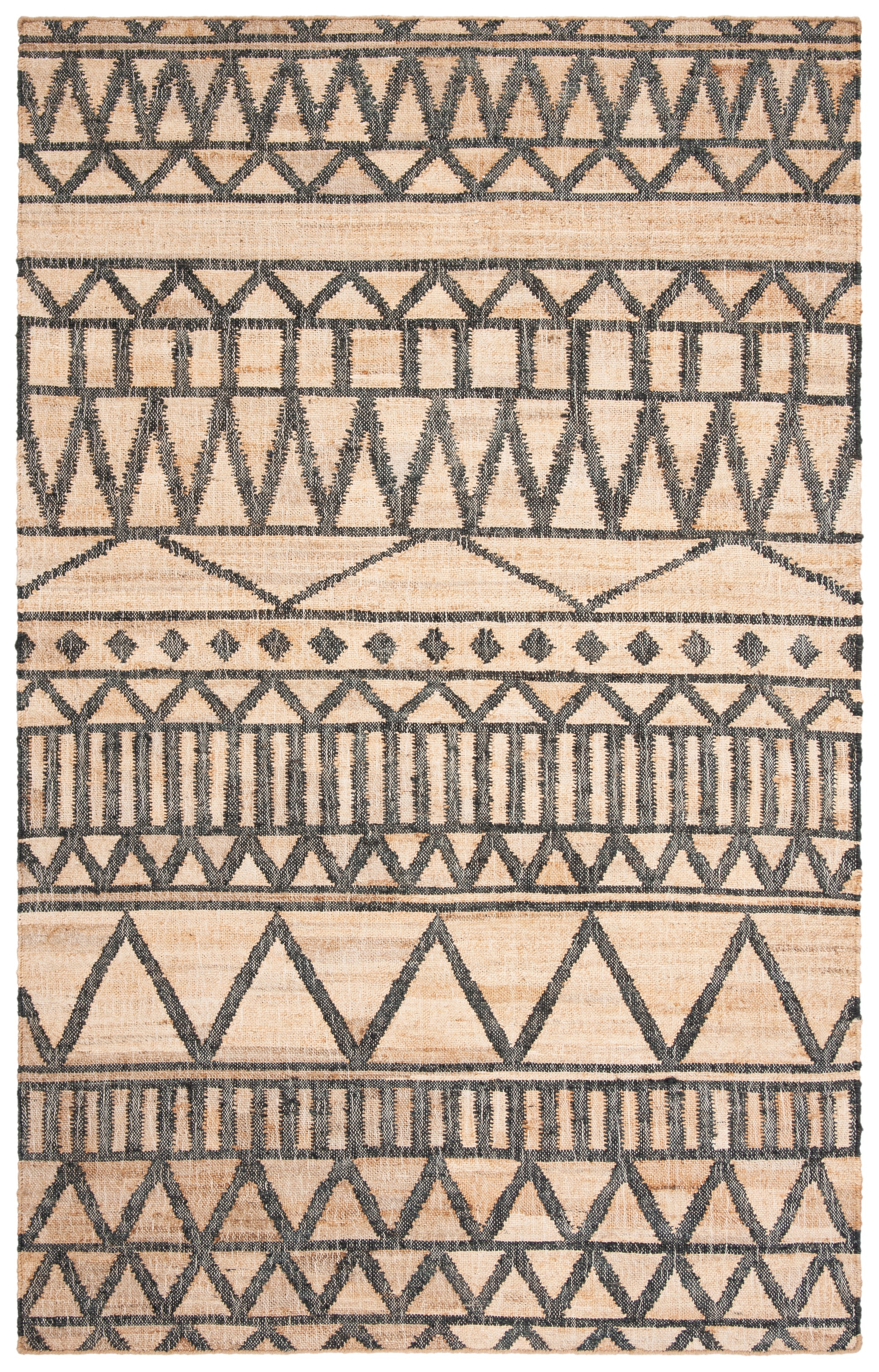 Safavieh Kilim Klm752A Natural/Charcoal Area Rug