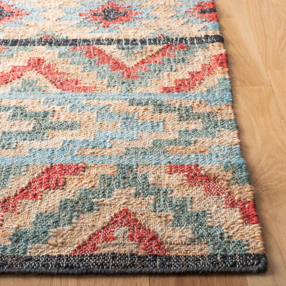 Safavieh Kilim Klm758Q Natural/Red Area Rug