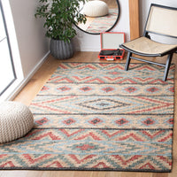 Safavieh Kilim Klm758Q Natural/Red Area Rug