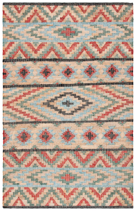 Safavieh Kilim Klm758Q Natural/Red Area Rug