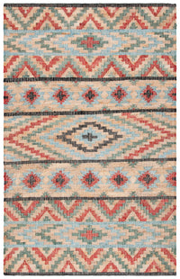 Safavieh Kilim Klm758Q Natural/Red Area Rug