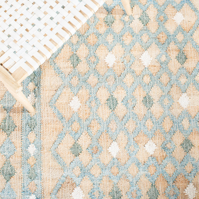 Safavieh Kilim Klm759M Natural/Blue Rugs.