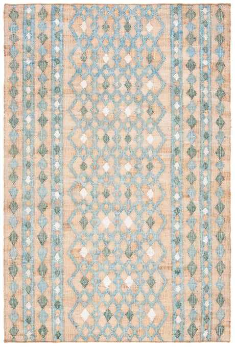 Safavieh Kilim Klm759M Natural/Blue Rugs.