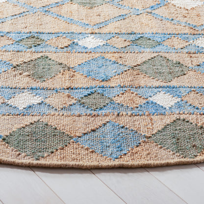 Safavieh Kilim Klm759M Natural/Blue Area Rug