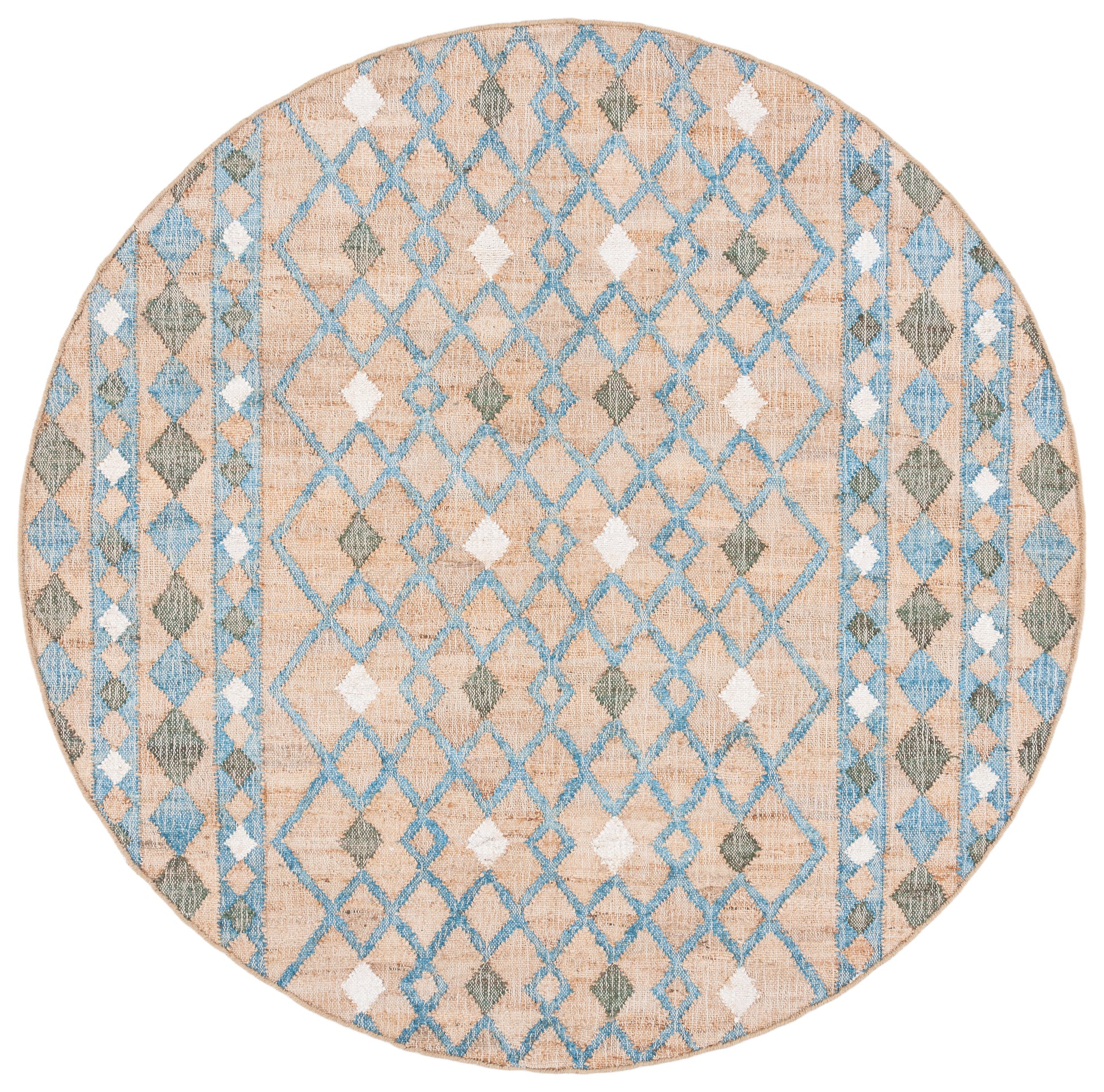 Safavieh Kilim Klm759M Natural/Blue Area Rug