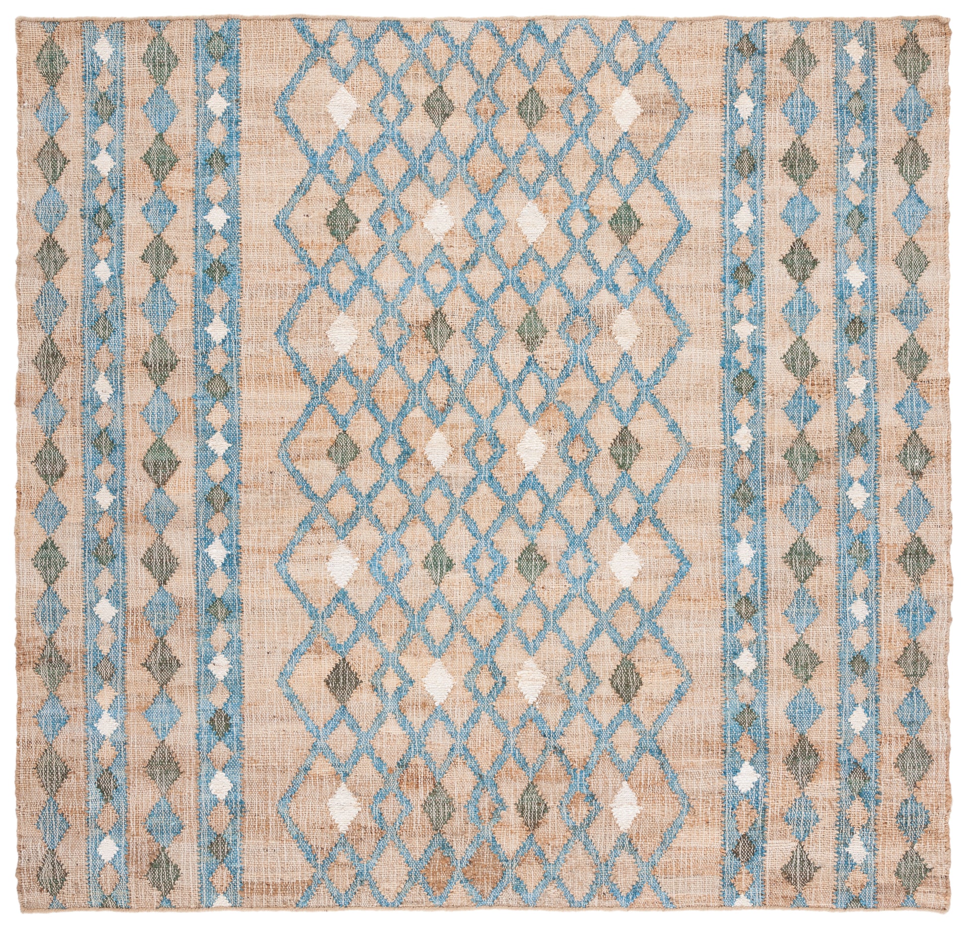 Safavieh Kilim Klm759M Natural/Blue Area Rug