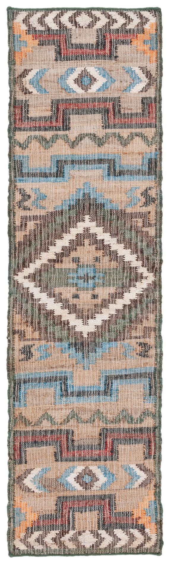 Safavieh Kilim Klm760M Natural/Blue Rugs.