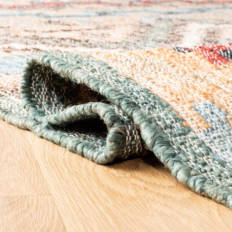 Safavieh Kilim Klm760M Natural/Blue Rugs.