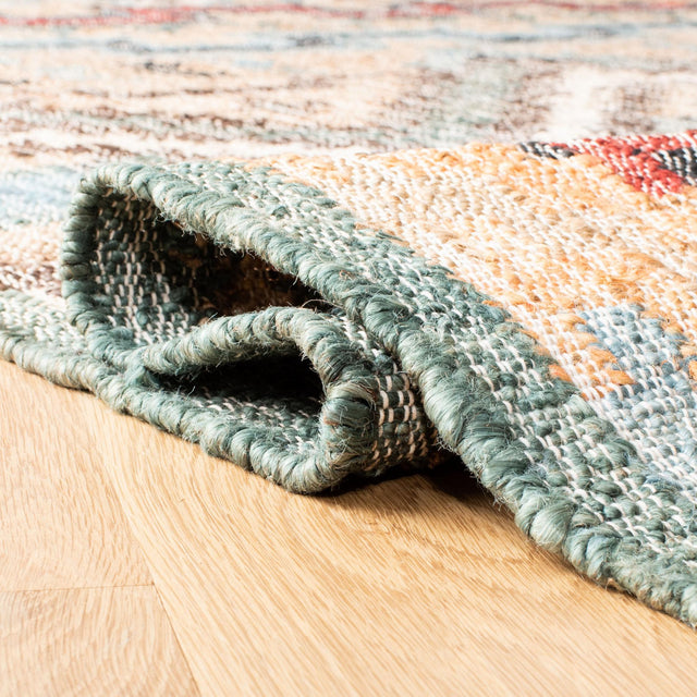 Safavieh Kilim Klm760M Natural/Blue Rugs.