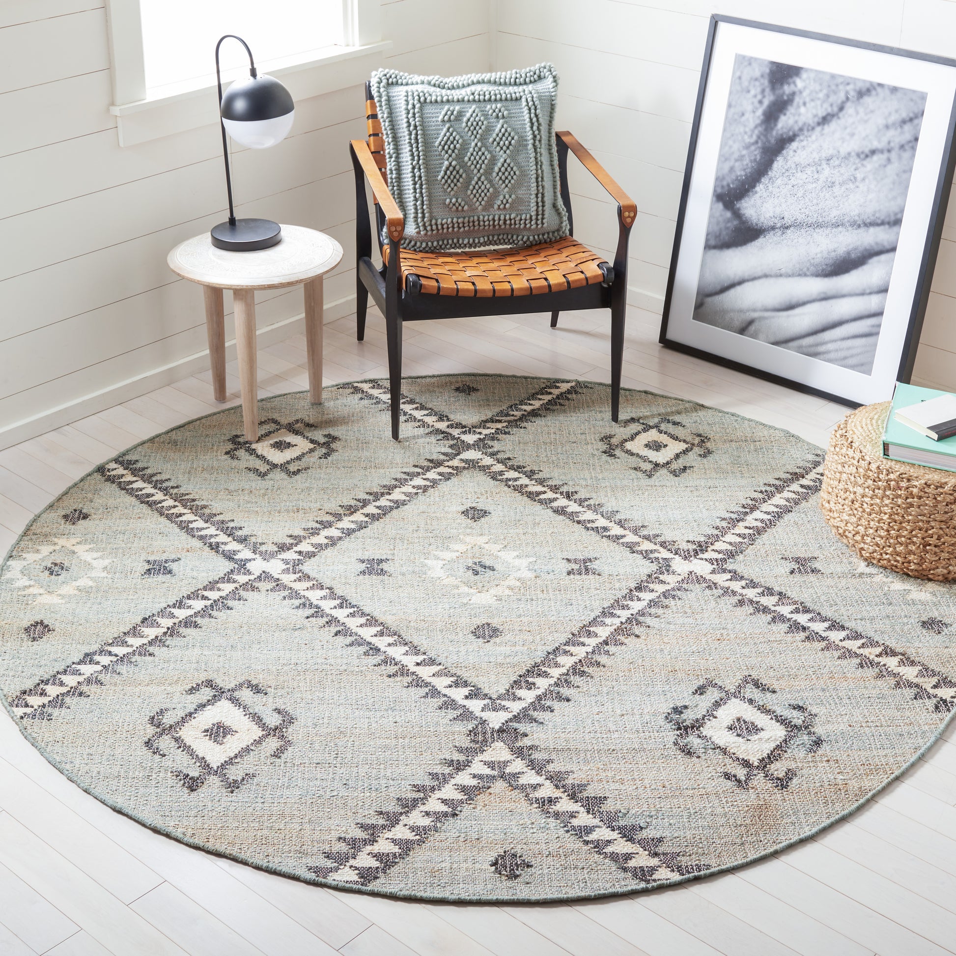 Safavieh Kilim Klm761M Blue/Black Area Rug