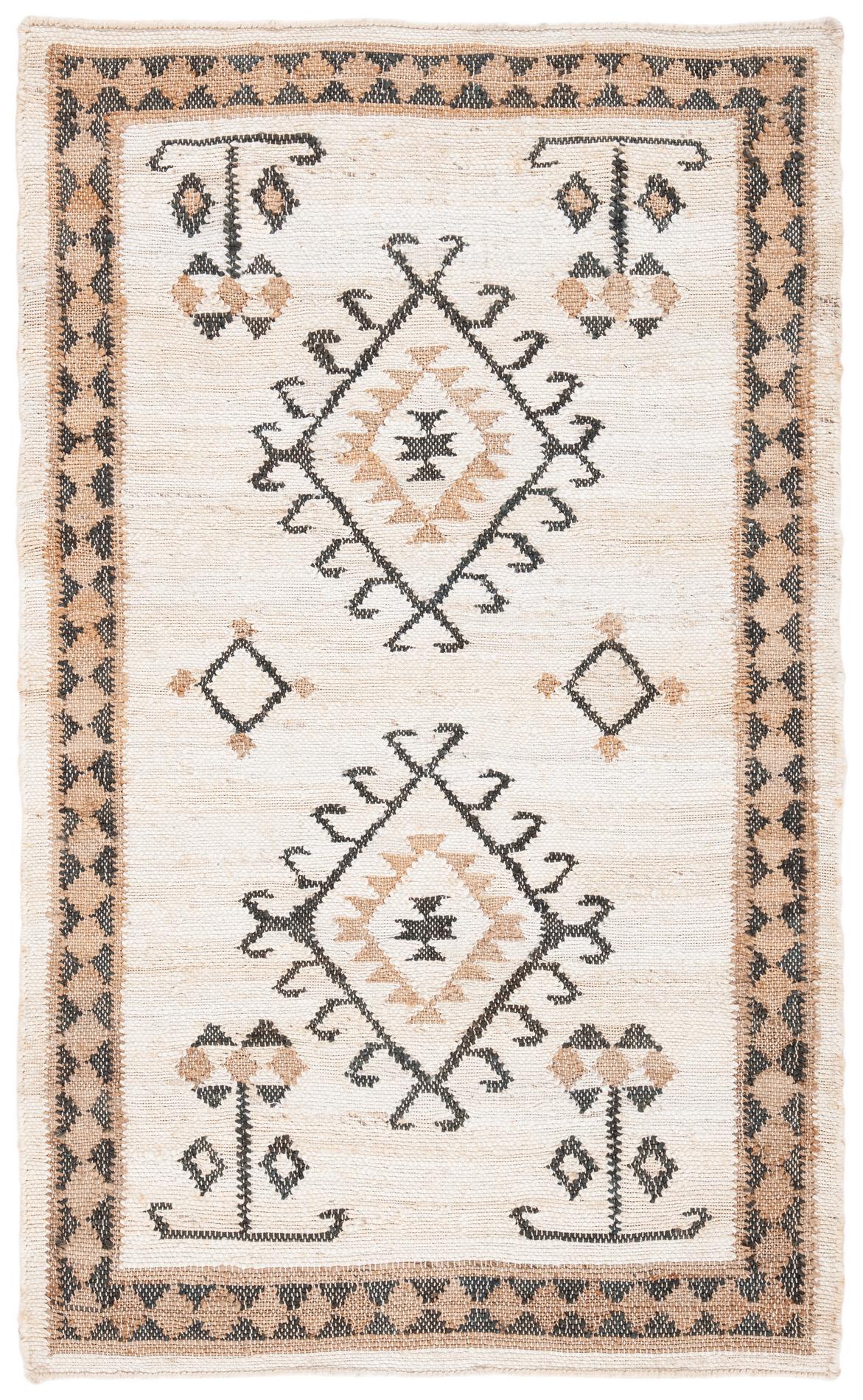 Safavieh Kilim Klm762A Ivory/Black Area Rug