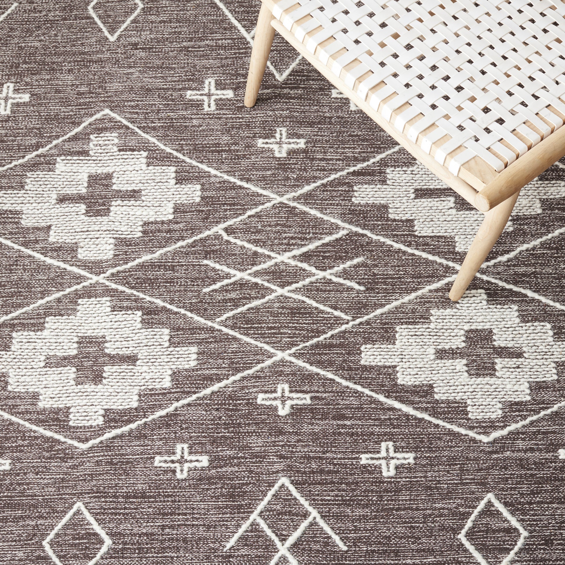 Safavieh Kilim Klm851T Brown/Ivory Area Rug