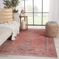 Jaipur Kindred Galina Knd08 Red/Blue Area Rug