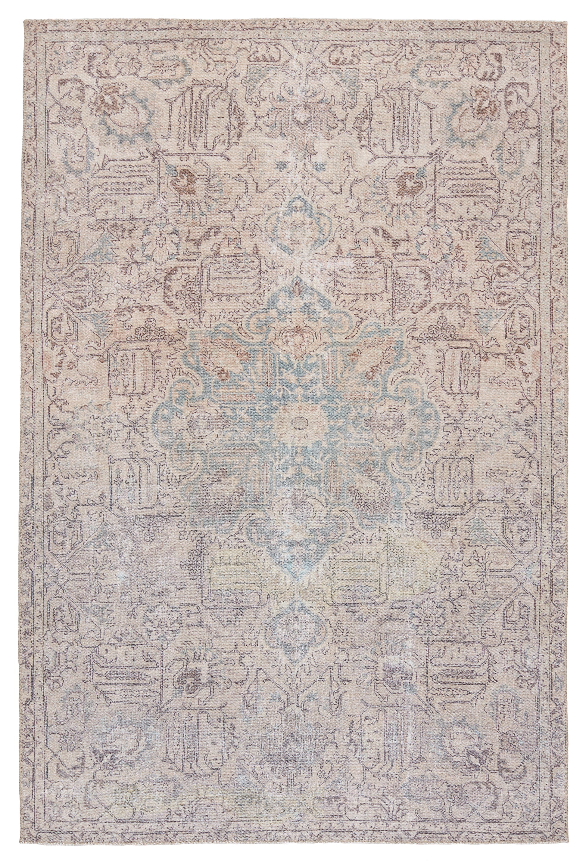 Jaipur Kindred Parisa Knd14 Light Blue/Light Tan Area Rug