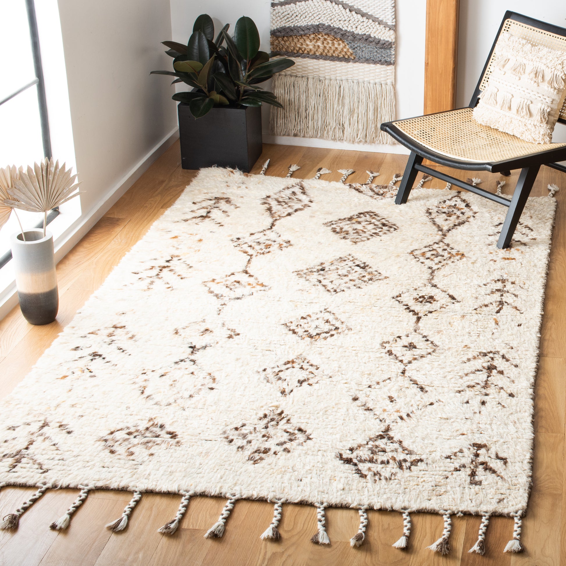 Safavieh Kenya Kny115A Ivory/Brown Area Rug