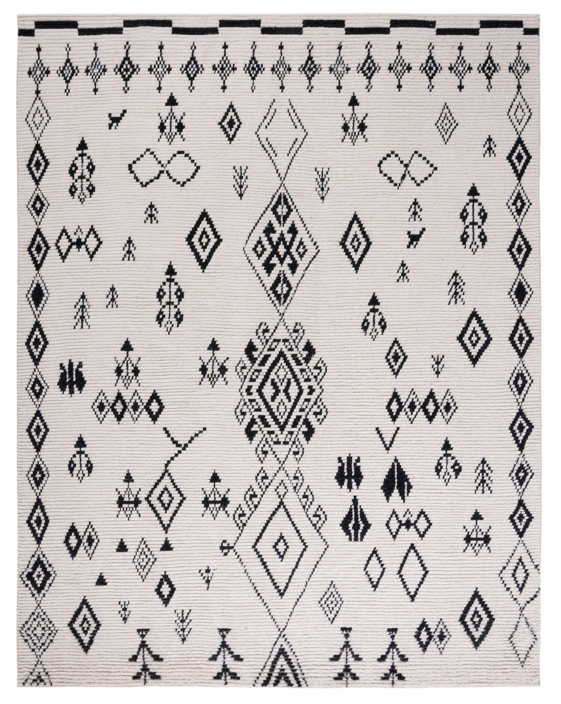 Safavieh Kenya Kny176Z Ivory/Black Area Rug