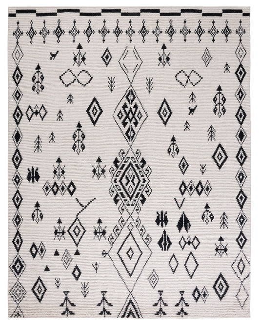 Safavieh Kenya Kny176Z Ivory/Black Area Rug