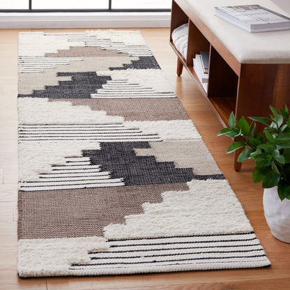 Safavieh Kenya Kny278Z Black/Ivory Area Rug