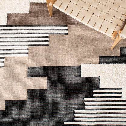 Safavieh Kenya Kny278Z Black/Ivory Area Rug