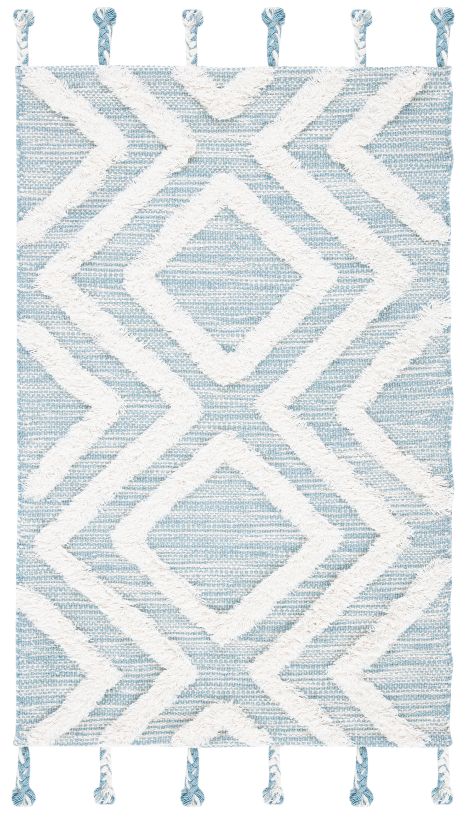 Safavieh Kenya Kny331J Aqua/Ivory Area Rug