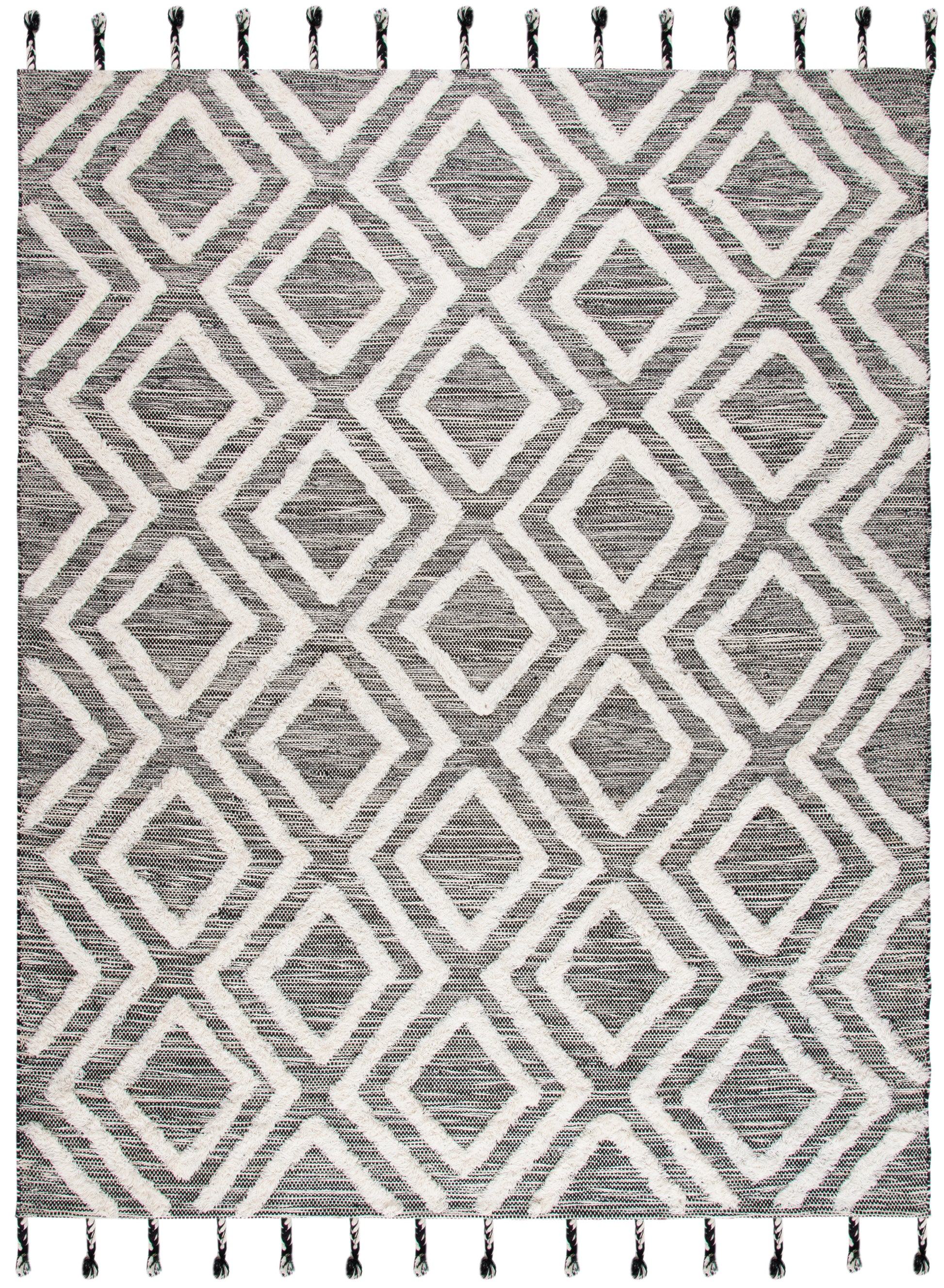 Safavieh Kenya Kny331Z Black/Ivory Area Rug