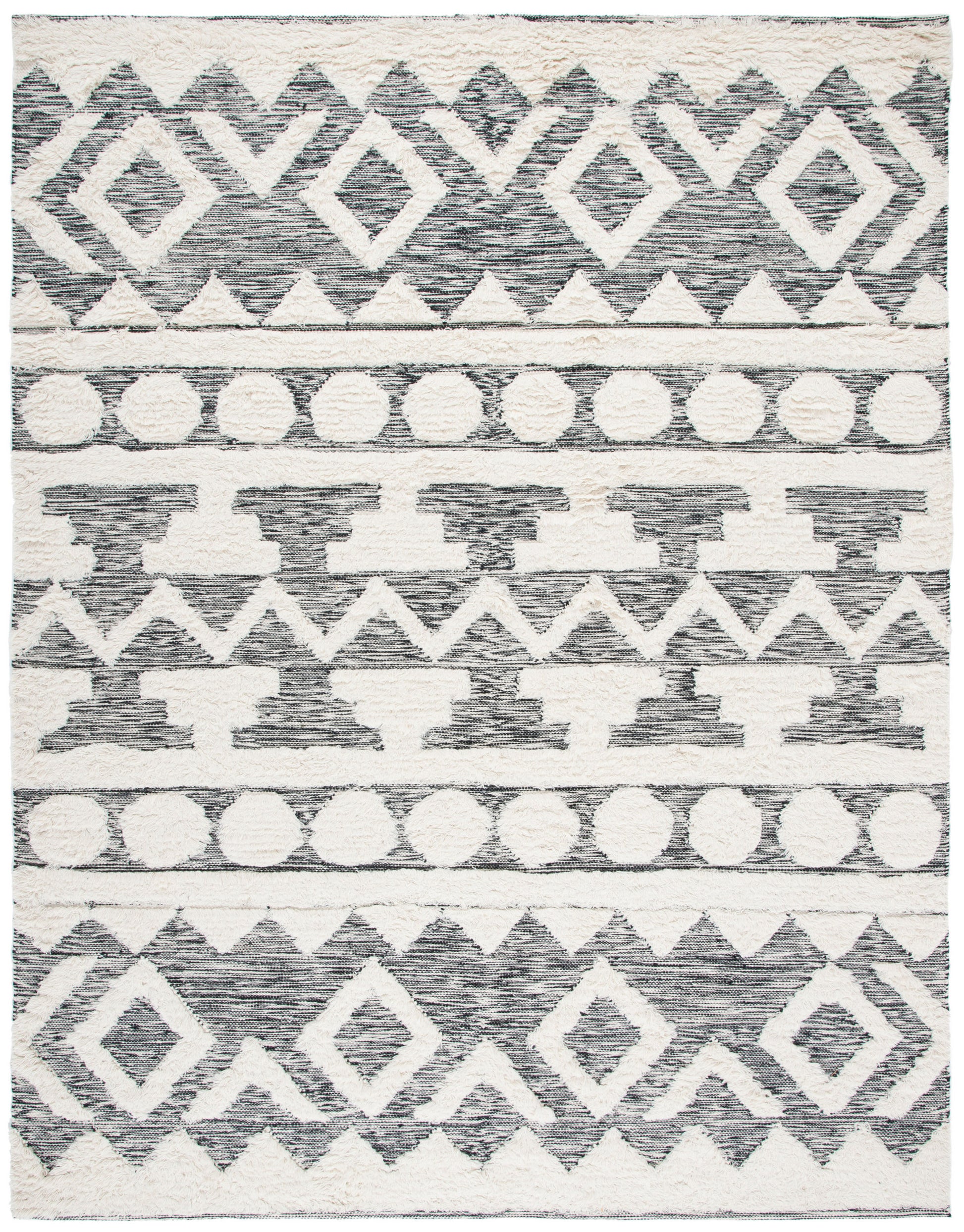 Safavieh Kenya Kny457A Ivory/Black Area Rug