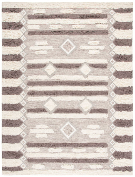 Safavieh Kenya Kny458A Ivory/Brown Rug.