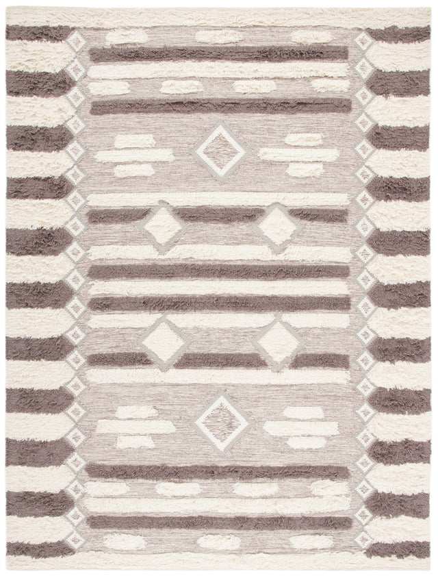 Safavieh Kenya Kny458A Ivory/Brown Rug.