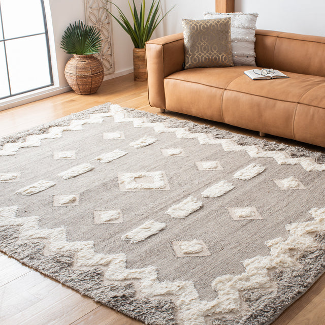 Safavieh Kenya Kny459F Grey/Ivory Rug.