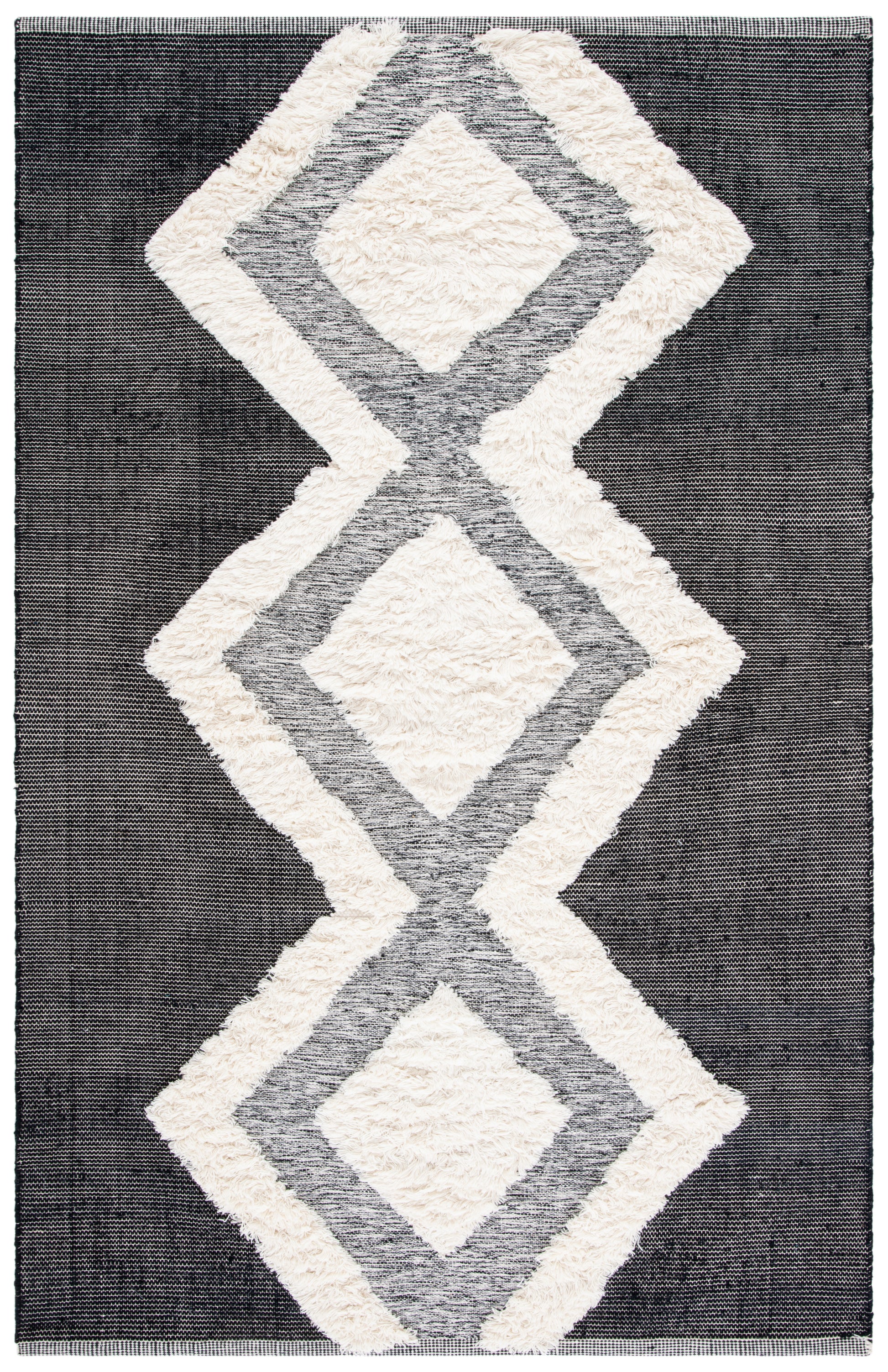 Safavieh Kenya Kny461A Ivory/Black Area Rug