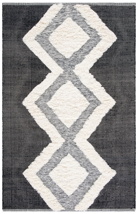 Safavieh Kenya Kny461A Ivory/Black Rug.