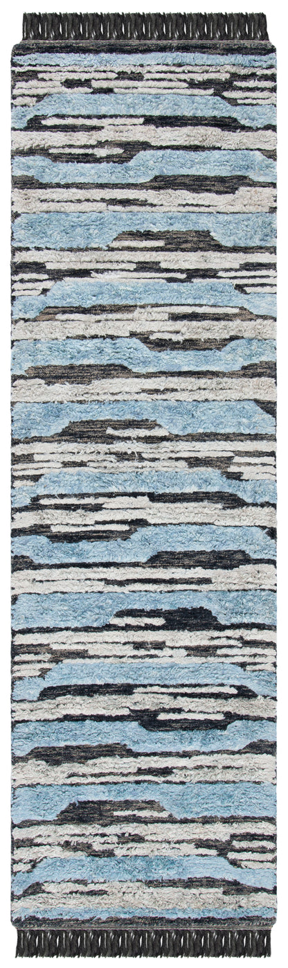 Safavieh Kenya Kny558H Charcoal/Blue Area Rug