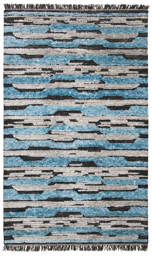 Safavieh Kenya Kny558H Charcoal/Blue Area Rug