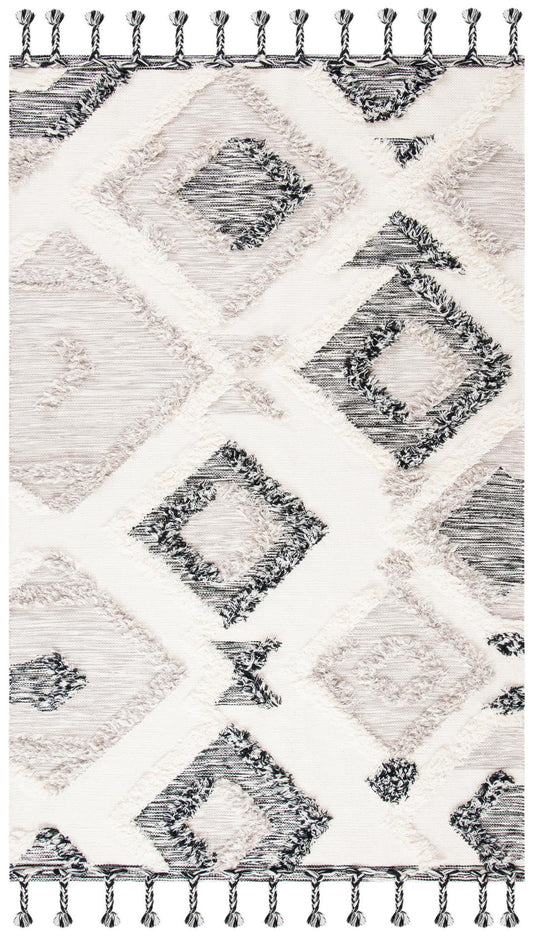 Safavieh Kenya Kny960F Grey/Black Area Rug