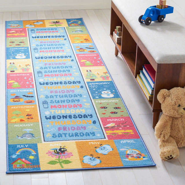 Safavieh Kids Playhouse Kph224M Blue/Green Rugs.