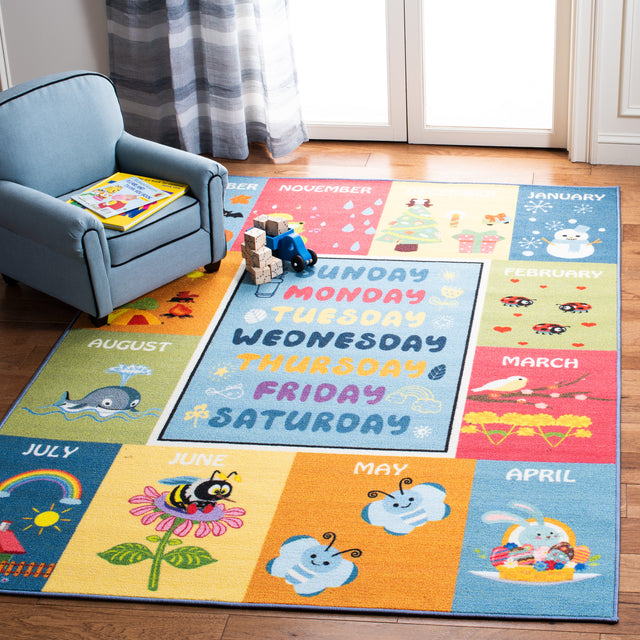 Safavieh Kids Playhouse Kph224M Blue/Green Rugs.