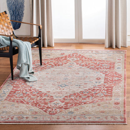 Safavieh Kenitra Kra661R Red/Beige Area Rug