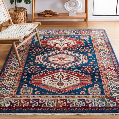 Safavieh Kashan Ksn353M Blue/Ivory Area Rug