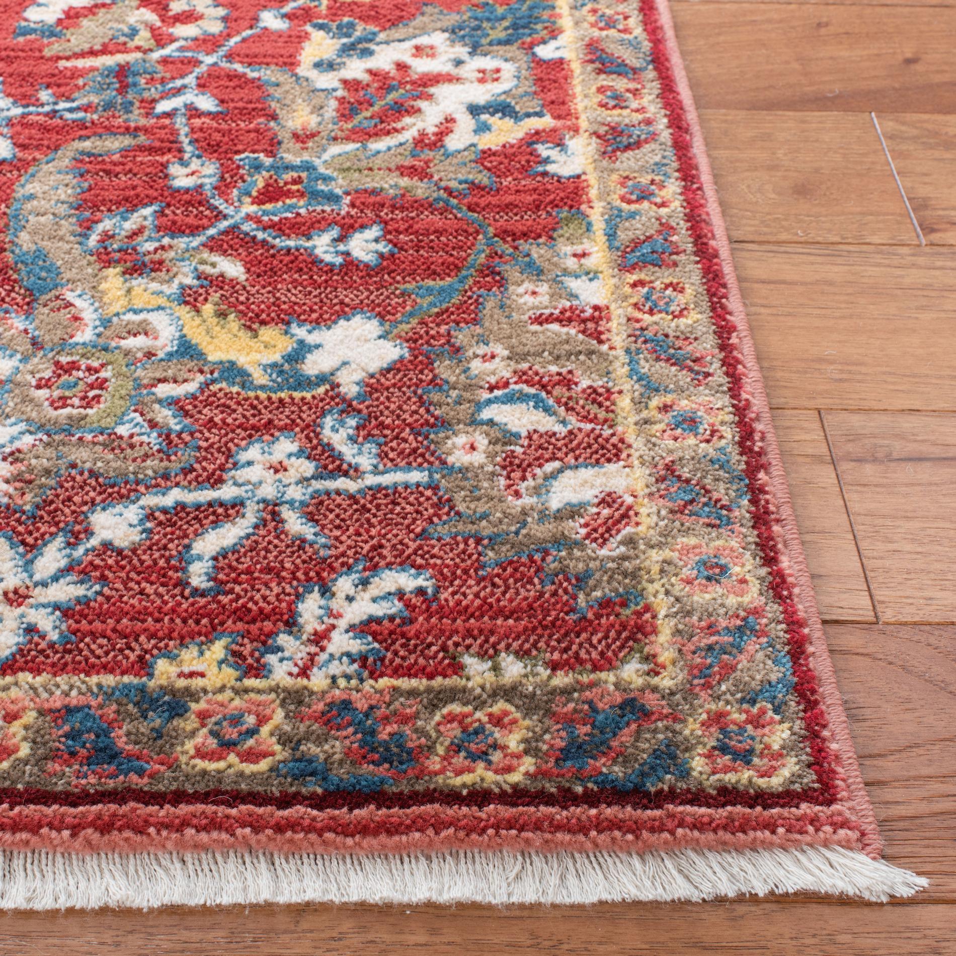 Safavieh Kashan Ksn398P Rust/Ivory Area Rug